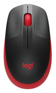 Мышь Logitech M190 красный/черный