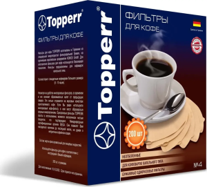 Фильтр для кофеварки TOPPERR 3046 №4 (200шт.)