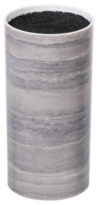 Подставка для ножей, пластик.,цилиндрическая, 11х11х22 см (Y4-7001)(434771)
