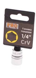 Головка торцевая PRO STARTUL 6-гран. 14мм 1/4 (PRO-54014)