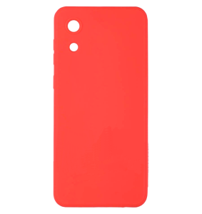 Бампер Samsung Galaxy A03 Core (A032) ZIBELINO Soft Matte с микрофиброй красный