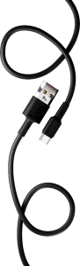 Кабель USB 2.0 A вилка - Type C 0.25 м More choice K14a Black