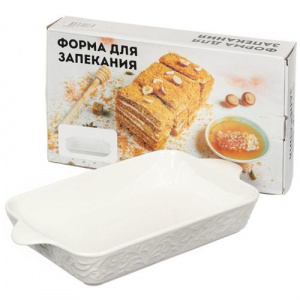 Форма прямоугольная Вензель 33x19x5см I.K