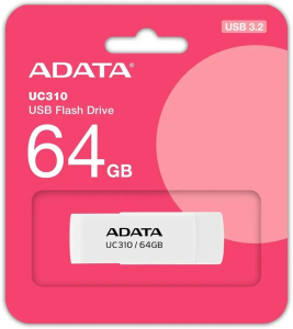 Карта USB3.2 64 GB ADATA UC310E UC310-64G-RWH белый