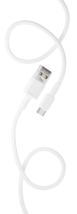 Кабель USB 2.0 A вилка - Type C 1 м More choice K24a (White)