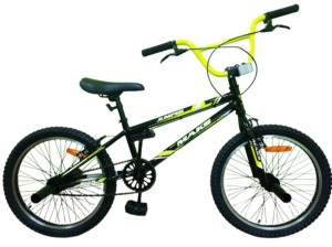 Велосипед MAKS 20" BMX V (1 ск., рама 9.8 ") черный/желтый