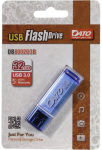 Карта USB3.0 32 GB Dato DB8002U3B-32G синий