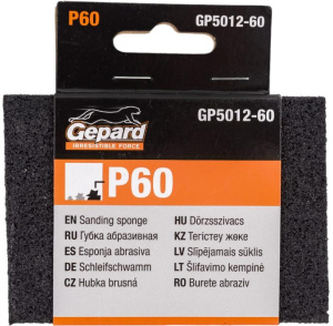 Губка абразивная GEPARD P60 (GP5012-60)