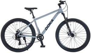 Велосипед DOKA 27,5" ТЕМП (8 ск., рост 17", хард) серый