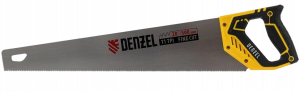 Ножовка Denzel по дереву 500 мм 11 TPI зуб-3D (24148)