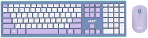 Клавиатура + Мышь Acer OCC200 фиолетовый/зеленый