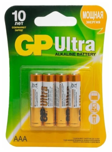 Батарейка GP LR03 Ultra 4шт