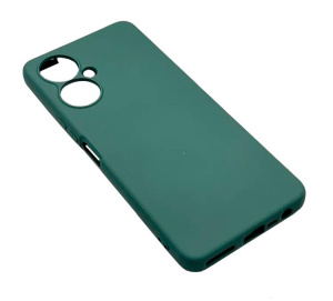 Бампер Tecno Camon 19 ZIBELINO Soft Case темно-зеленый