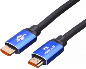 Кабель HDMI - HDMI 2 м Atcom AT8888 Metal gold 8K VER 2.1