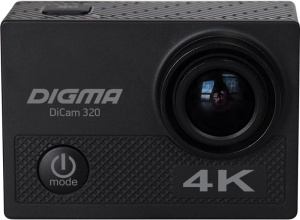 Экшн-камера Digma DiCam 320 черный