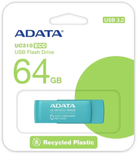 Карта USB3.2 64 GB ADATA UC310E UC310E-64G-RGN зеленый