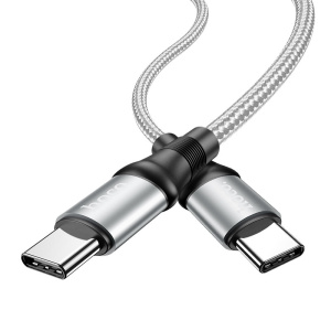 Кабель USB 3.0 Type C - 8pin 1 м Hoco X50 нейлон Black