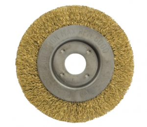 Щетка FIT колесо желтая 125 мм (39065)