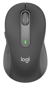 Мышь Logitech M650 графитовый оптическая (4000dpi) silent беспроводная BT/Radio USB (5but) 910-00625