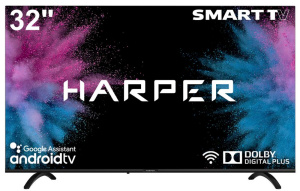 TV LCD 32" HARPER 32R720TS Безрамочный SMART-