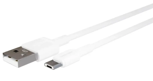 Кабель USB 2.0 A вилка - microUSB 1 м More choice K14m (White)