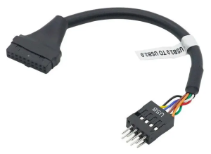 Переходник USB 3.0 розетка - USB 2.0 вилка на материнскую плату