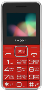 Сотовый телефон TEXET TM-B319 красный