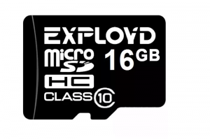 Карта micro-SD 16 GB EXPLOYD Class10