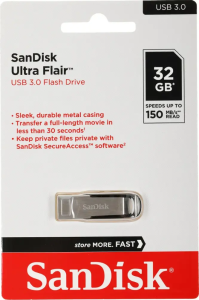 Карта USB3.0 32 GB SanDisk Ultra Flair SDCZ73-032G-G46 Black