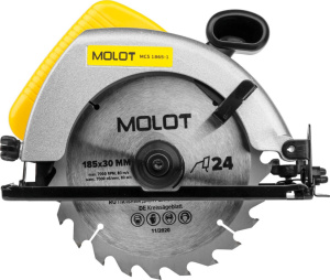 Пила дисковая MOLOT MCS 1865-1 (MCS186500029)