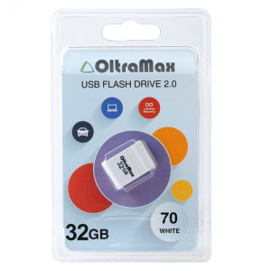 Карта USB2.0 32 GB OLTRAMAX OM-32GB-70-белый