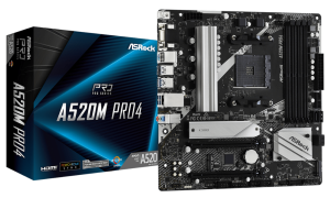 М/П SOC-AM4 Asrock A520M PRO4 4xDDR4 mATX