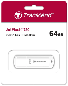 Карта USB2.0 64 GB Transcend 730 TS64GJF730 белый