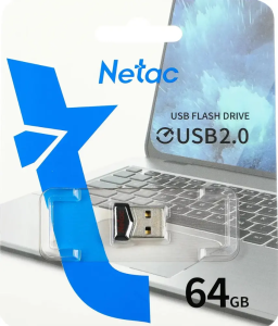 Карта USB2.0 64 GB NETAC UM81 NT03UM81N-064G-20BK черный