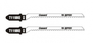 Пилки для лобзика GEPARD T119ВО по дереву 2шт (GP0620-12)