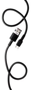 Кабель USB 2.0 A вилка - Type C 1 м More choice K24a (Black)