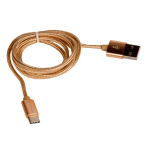Кабель USB 2.0 A вилка - Type C 1 м Rapid K11a (Gold)