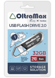 Карта USB2.0 32 GB OLTRAMAX OM-32GB-290-Black