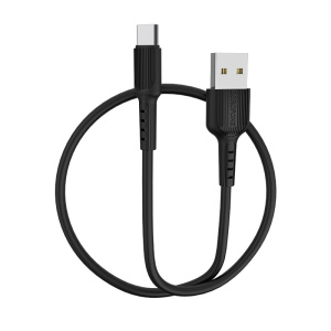 Кабель USB 2.0 A вилка - 8pin 1 м Borofone BX16 (Black)
