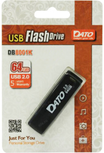 Карта USB2.0 64 GB Dato DB8001K-64G черный