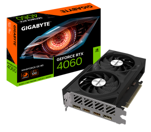 Видеокарта RTX 4060 8 Gb Gigabyte WINDFORCE OC 8GB [GV-N4060WF2OC-8GD]