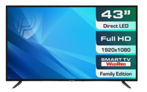 TV LCD 43" PRESTIGIO PTV43SS06Y чёрный