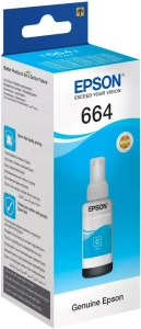 Чернила Epson 664 cyan (С13T66424A) оригинал 70 мл