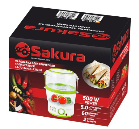 Пароварка SAKURA SA-7213GR