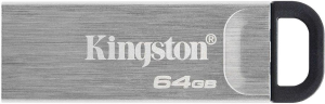 Карта USB3.1 64 GB Kingston DataTraveler Kyson DTKN/64GB USB3.1 серебристый/черный