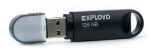 Карта USB2.0 128 GB EXPLOYD 570 черный