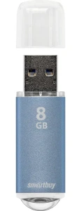 Карта USB2.0 8 GB SMARTBUY V-CUT BLUE (SB8GBVC-B)