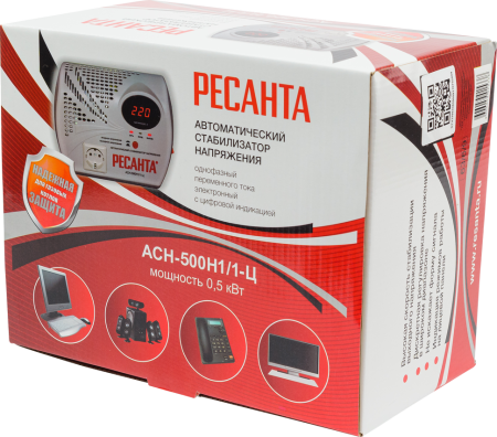 Стабилизатор РЕСАНТА АСН-500Н1/1-Ц 