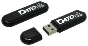 Карта USB2.0 16 GB Dato DS2001-16G черный