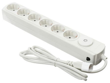 Фильтр сетевой Ippon BK112 (6 oultet power strip 1,8 meters) вилка UPS